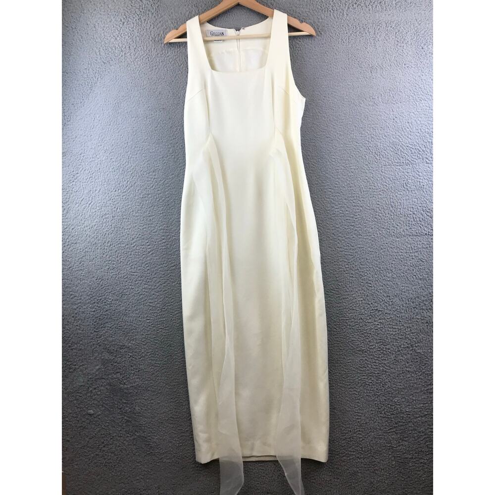 GILLIAN Women's Maxi Sleeveless Square Neck Dress size 4